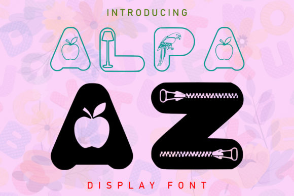 Alpa AZ: A Playful Font for Modern Designers