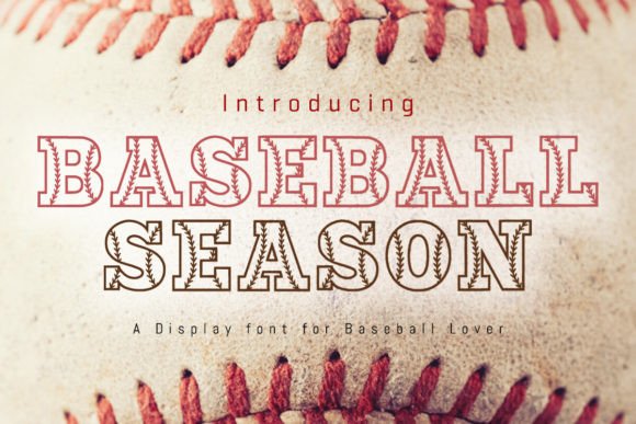 Baseball Season: The Dynamic Display Font That Hits It Out of the Park
