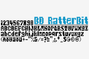 BD RatterBit: The Funky Pixel Font for Creative Projects