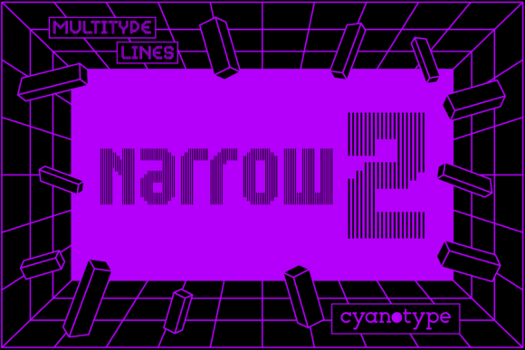 Give Your Designs an Edge with MultiType Lines Narrow 2