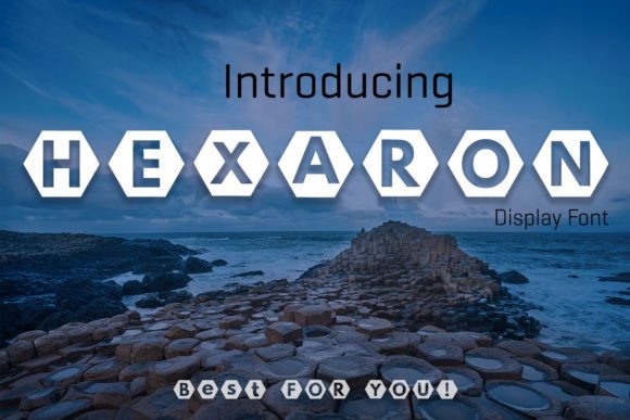 Hexaron: The Geometric Display Font for Bold Brands