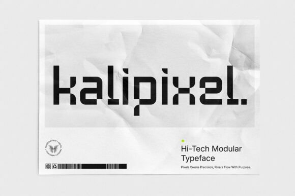 Kalipixel: The Futuristic Typeface for Modern Digital Brands
