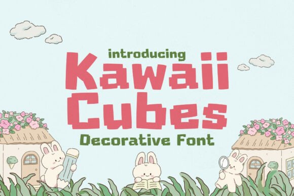 Meet Kawaii Cubes: The Font That Radiates Playful Charm