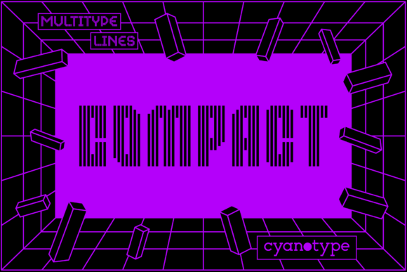 MultiType Lines Compact: A Pixel Font with Punch