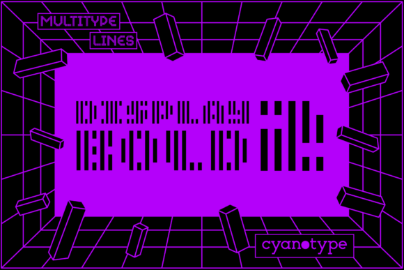 MultiType Lines Display Bold 2: A Modern Design Essential