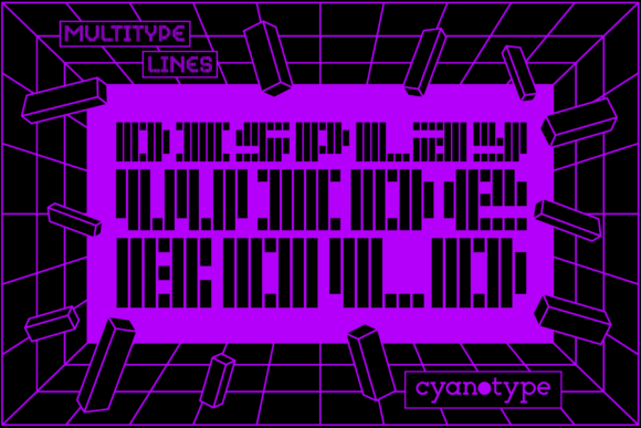 MultiType Lines Display Wide Bold: Unleash Creative Edge