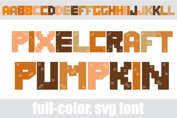 Pixelcraft Pumpkin: The Autumn Display Font with a Modern Twist