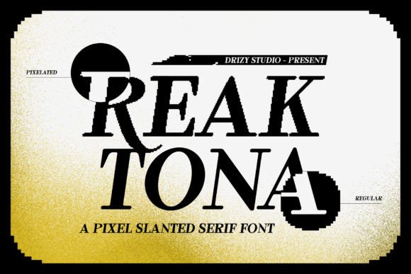 Reaktona: A Pixel Serif That Bridges Nostalgia and Modernity
