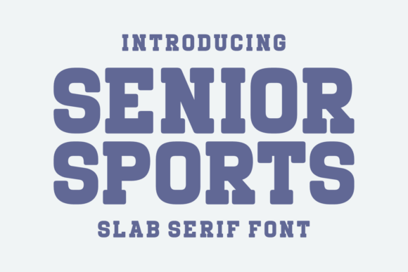 Senior Sports: The Slab Serif That Builds Brands with Rustic Allure