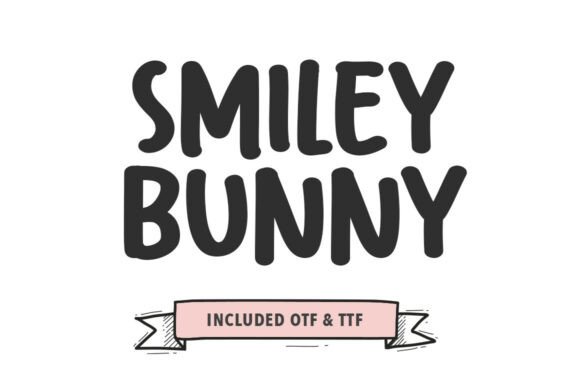 Smiley Bunny: A Brush Font with a Bold, Artistic Heart