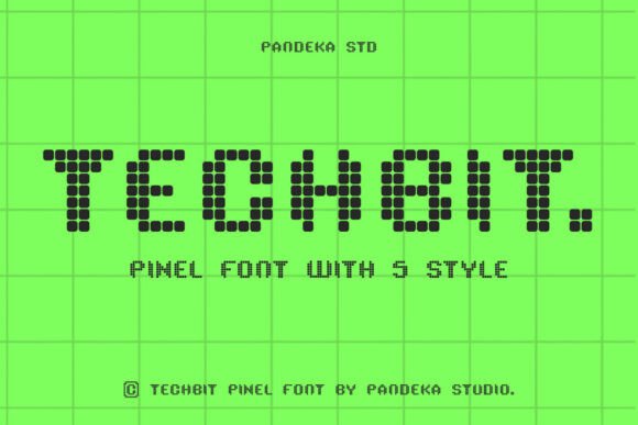 Techbit: The Pixel Font That Feels Both Retro and Remarkably Current